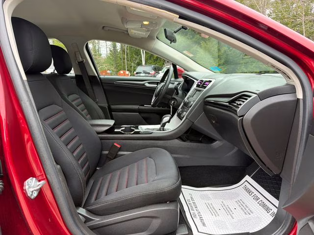 2014 Ruby Red Metallic Ford Fusion SE FWD Sedan