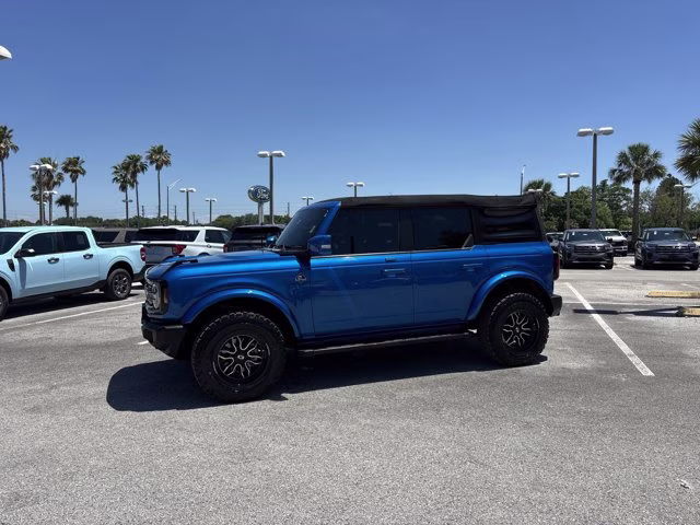 2022 Velocity Blue Metallic Ford Bronco Outer Banks 4X4 Convertible
