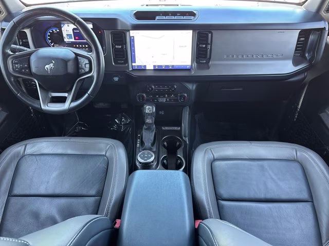 2022 Velocity Blue Metallic Ford Bronco Outer Banks 4X4 Convertible