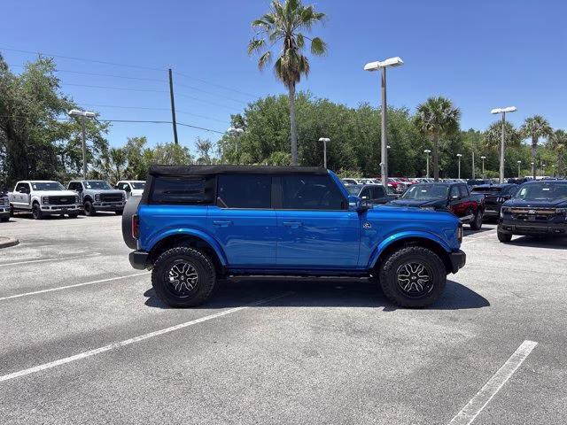 2022 Velocity Blue Metallic Ford Bronco Outer Banks 4X4 Convertible