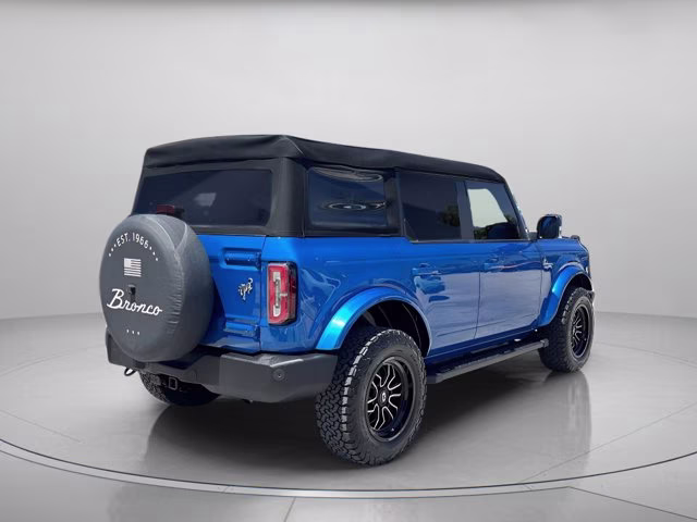 2022 Velocity Blue Metallic Ford Bronco Outer Banks 4X4 Convertible