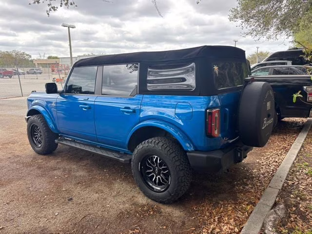 2022 Velocity Blue Metallic Ford Bronco Outer Banks 4X4 Convertible