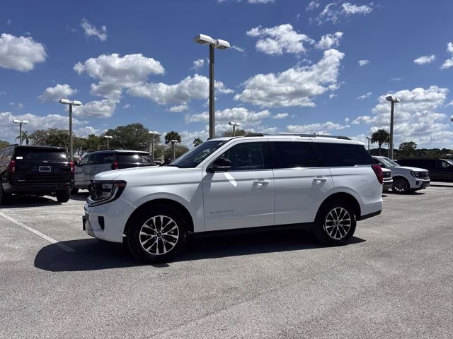 2025 Oxford White Ford Expedition Platinum 4X4 SUV