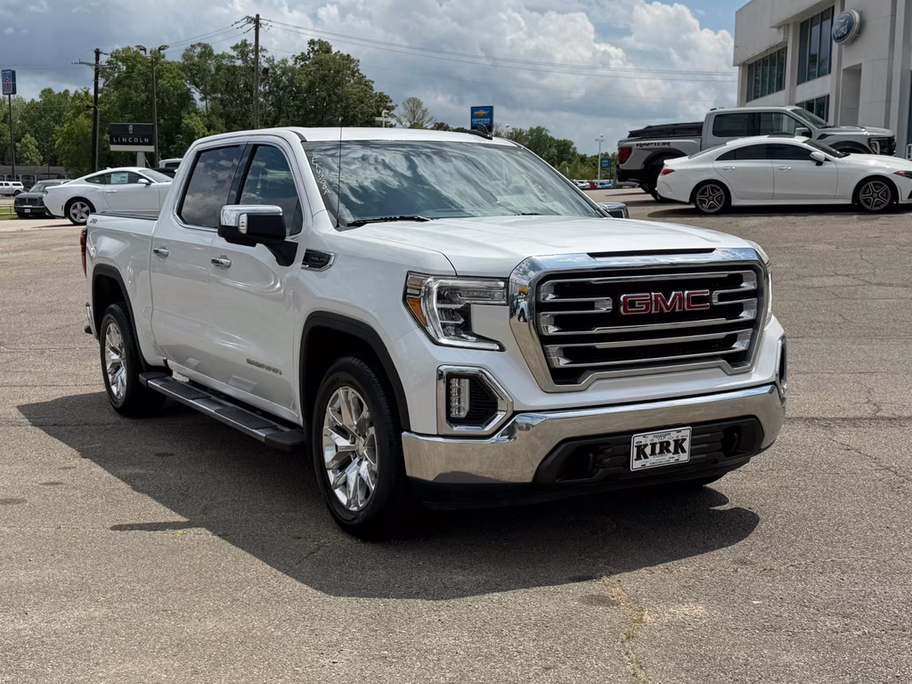 2021 White Frost Tricoat GMC Sierra SLT 4X4 Truck
