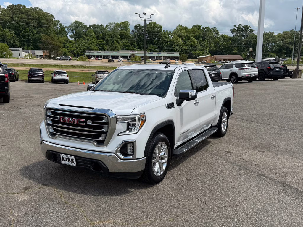 2021 White Frost Tricoat GMC Sierra SLT 4X4 Truck