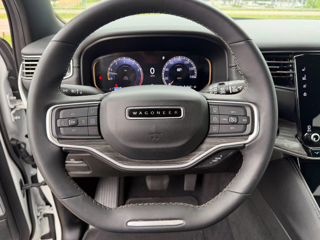 2024 Bright White Clearcoat Jeep Wagoneer Series II RWD SUV