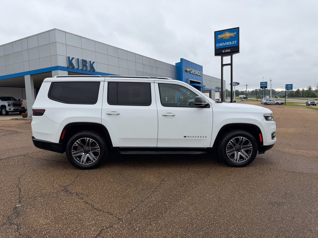 2024 Bright White Clearcoat Jeep Wagoneer Series II RWD SUV