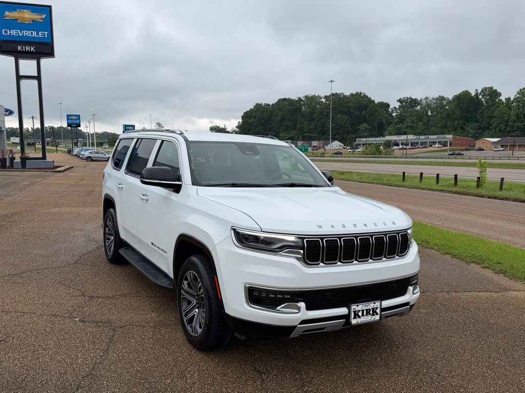 2024 Bright White Clearcoat Jeep Wagoneer Series II RWD SUV