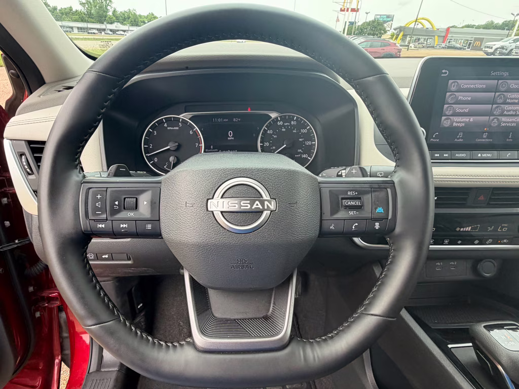 2025 Scarlet Ember Tintcoat Nissan Rogue SV AWD SUV