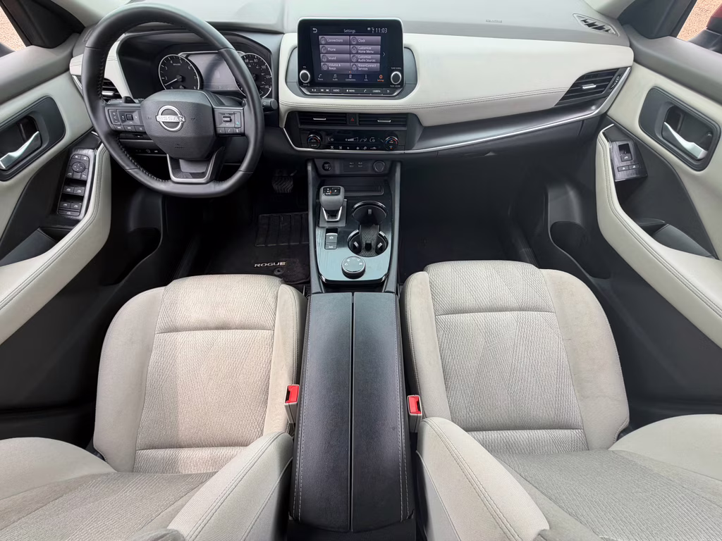2025 Scarlet Ember Tintcoat Nissan Rogue SV AWD SUV