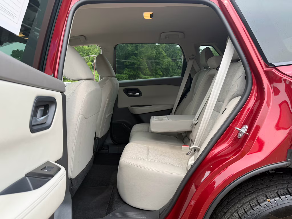 2025 Scarlet Ember Tintcoat Nissan Rogue SV AWD SUV