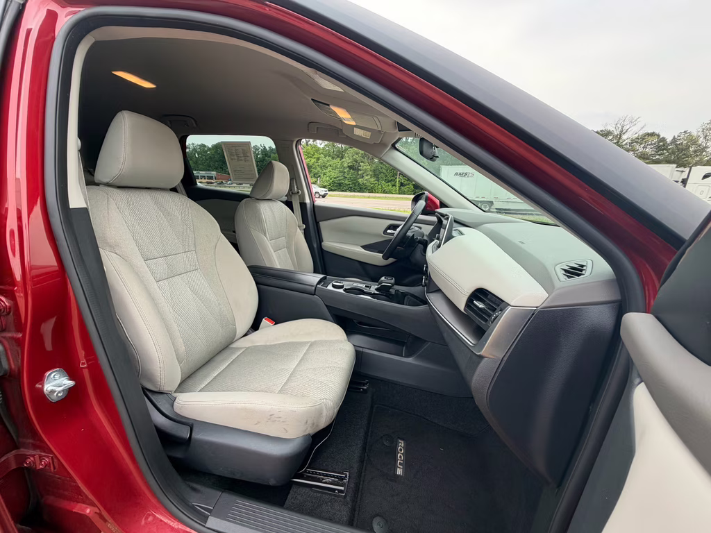 2025 Scarlet Ember Tintcoat Nissan Rogue SV AWD SUV