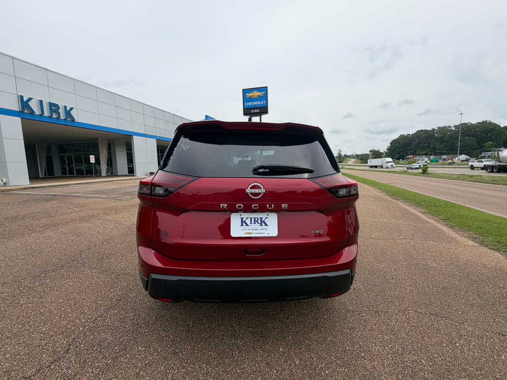 2025 Scarlet Ember Tintcoat Nissan Rogue SV AWD SUV