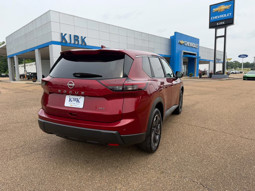 2025 Scarlet Ember Tintcoat Nissan Rogue SV AWD SUV