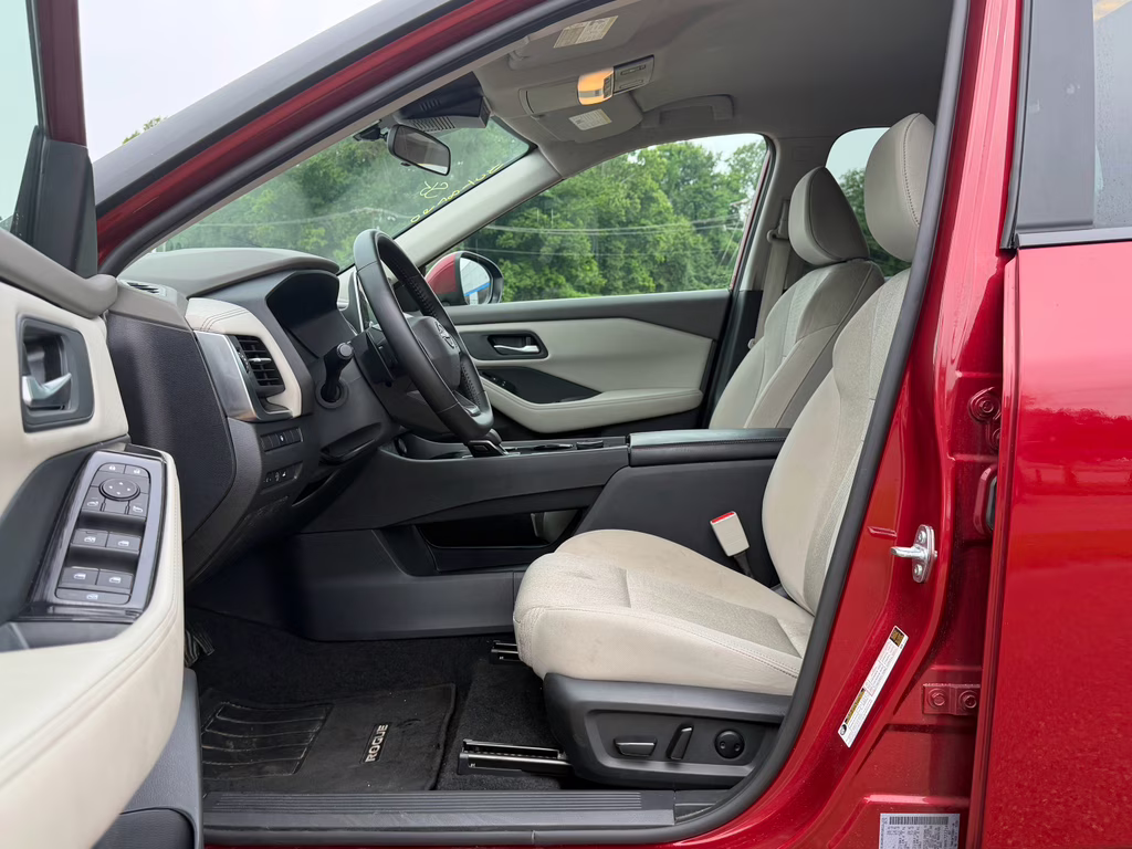 2025 Scarlet Ember Tintcoat Nissan Rogue SV AWD SUV