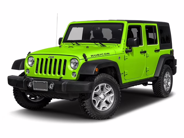 2016 Hypergreen Clearcoat Jeep Wrangler Rubicon 4X4 SUV