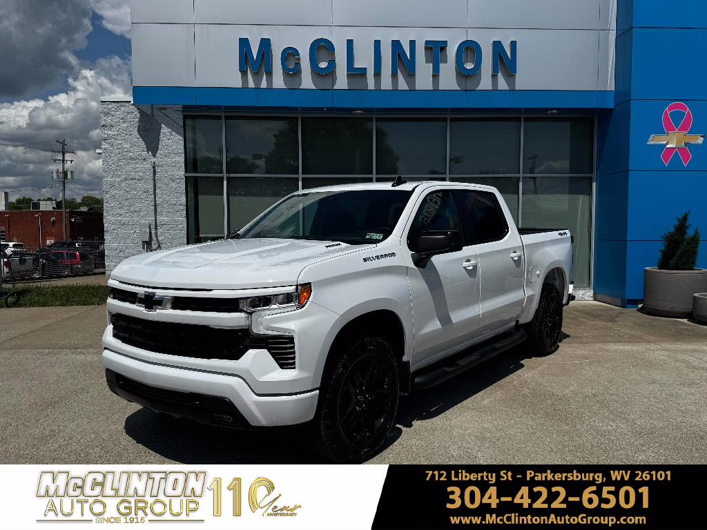 2026 Summit White Chevrolet Silverado 1500 RST 4X4 Truck