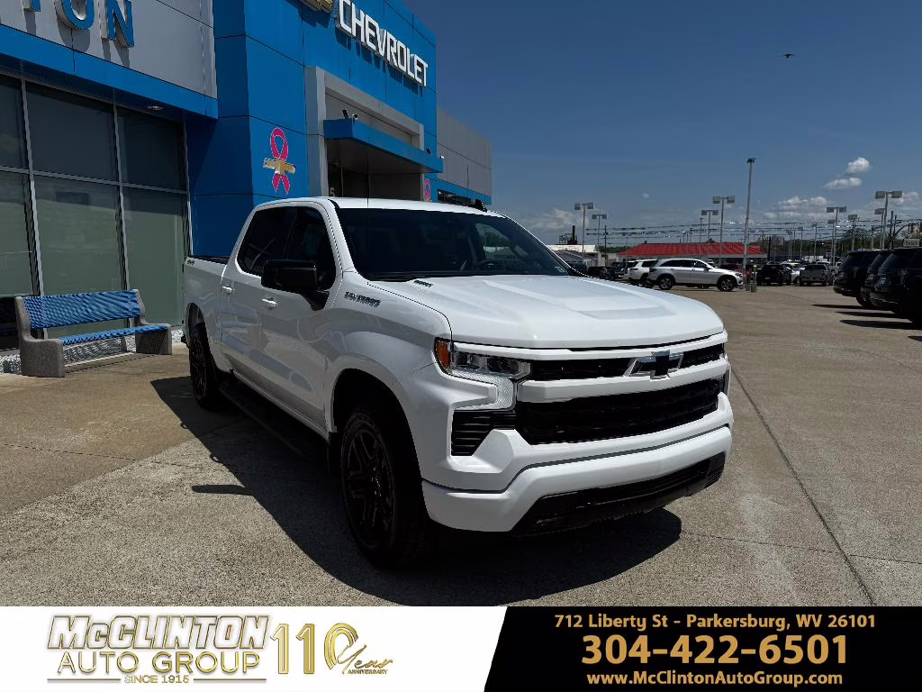 2026 Summit White Chevrolet Silverado 1500 RST 4X4 Truck