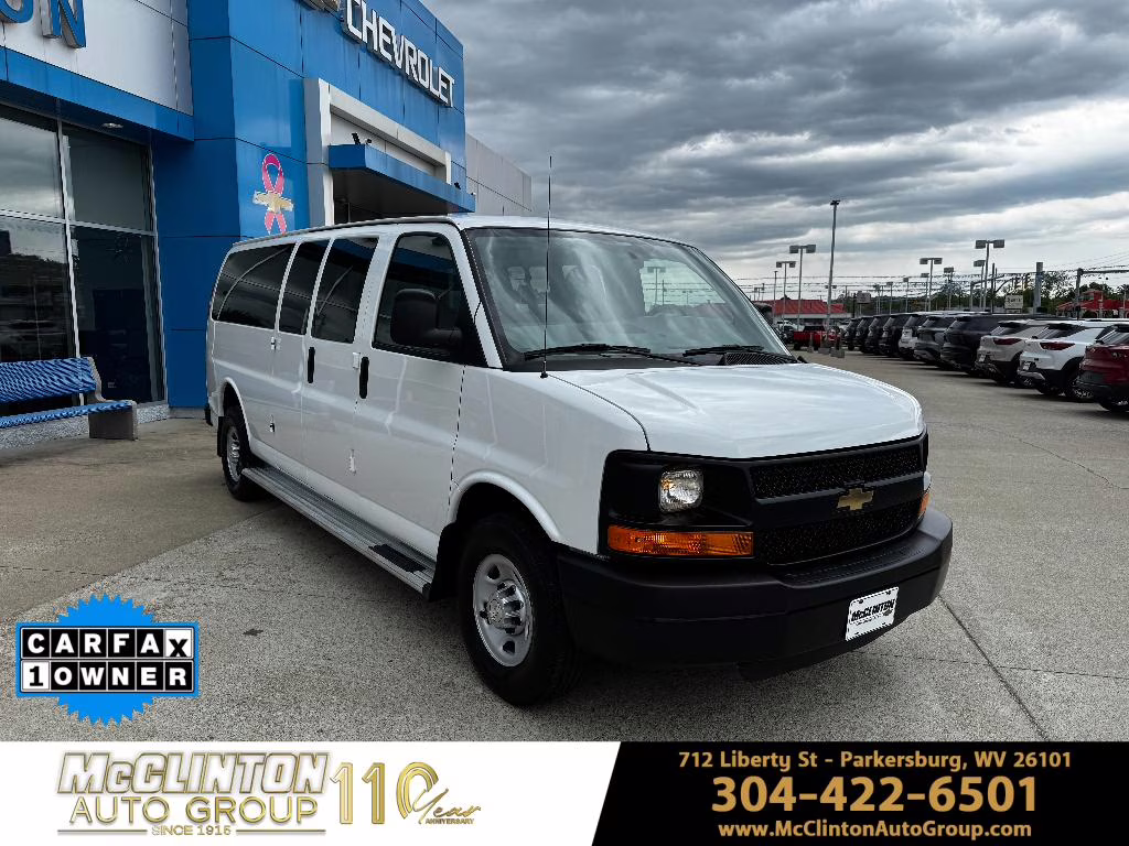 2014 Summit White Chevrolet Express 3500 LS RWD Van