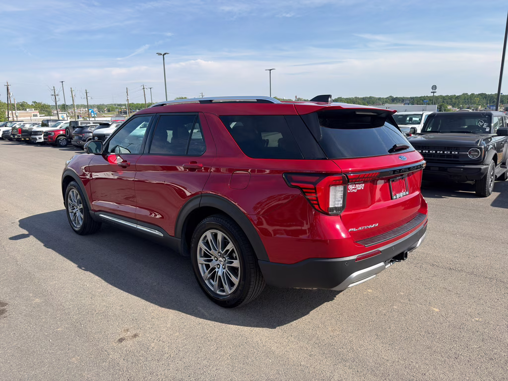 2025 Rapid Red Met Tinted Cc Ford Explorer Platinum RWD SUV