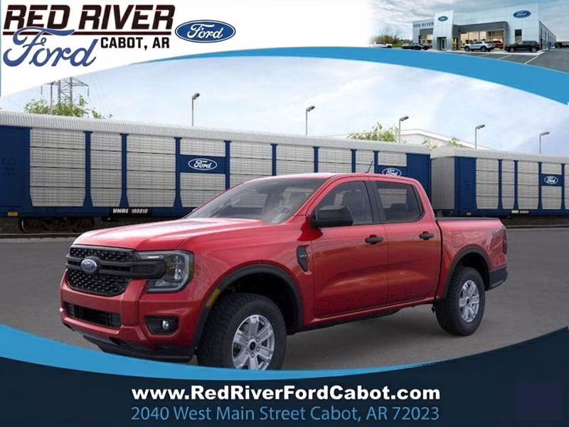 2026 Ruby Red Metallic Tinted Clearcoat Ford Ranger XL 4X4 Truck