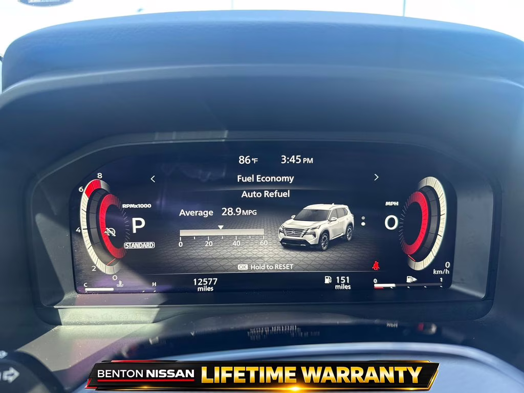 2025 Champagne Silver Metallic/Super Black Nissan Rogue Platinum FWD SUV