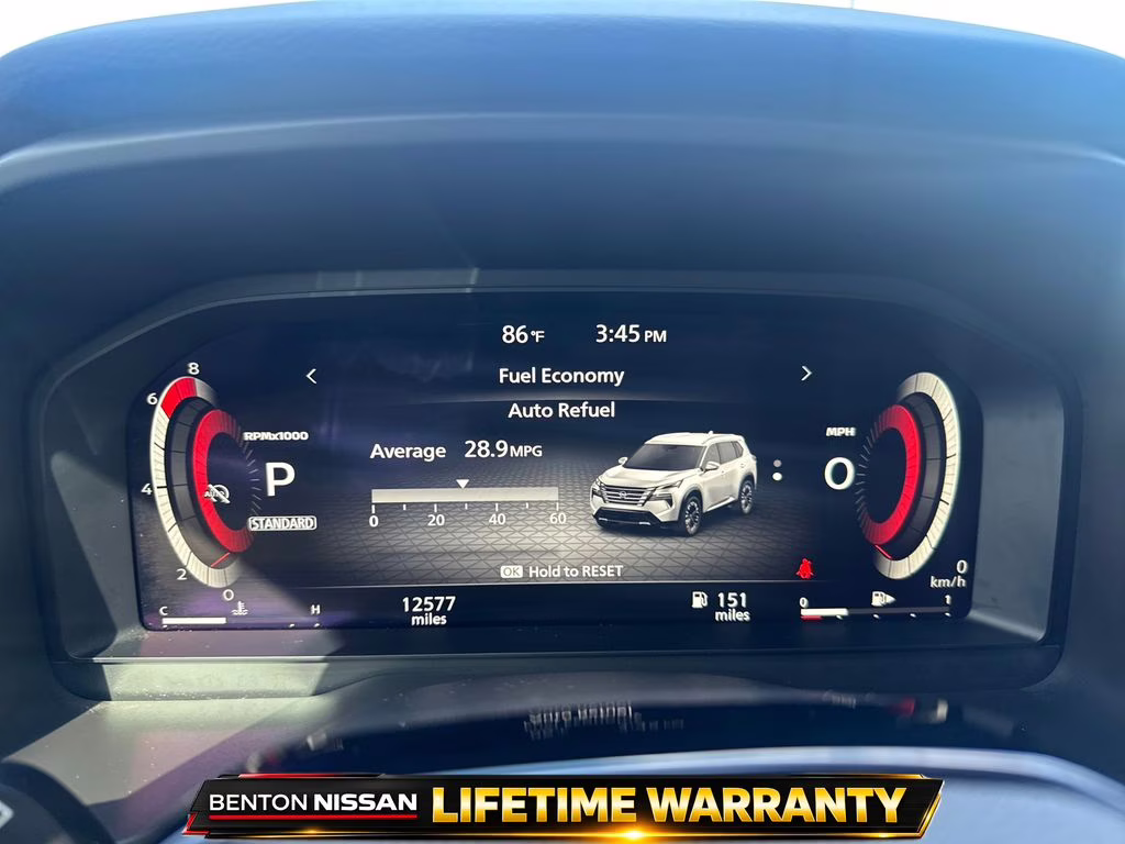 2025 Champagne Silver Metallic/Super Black Nissan Rogue Platinum FWD SUV