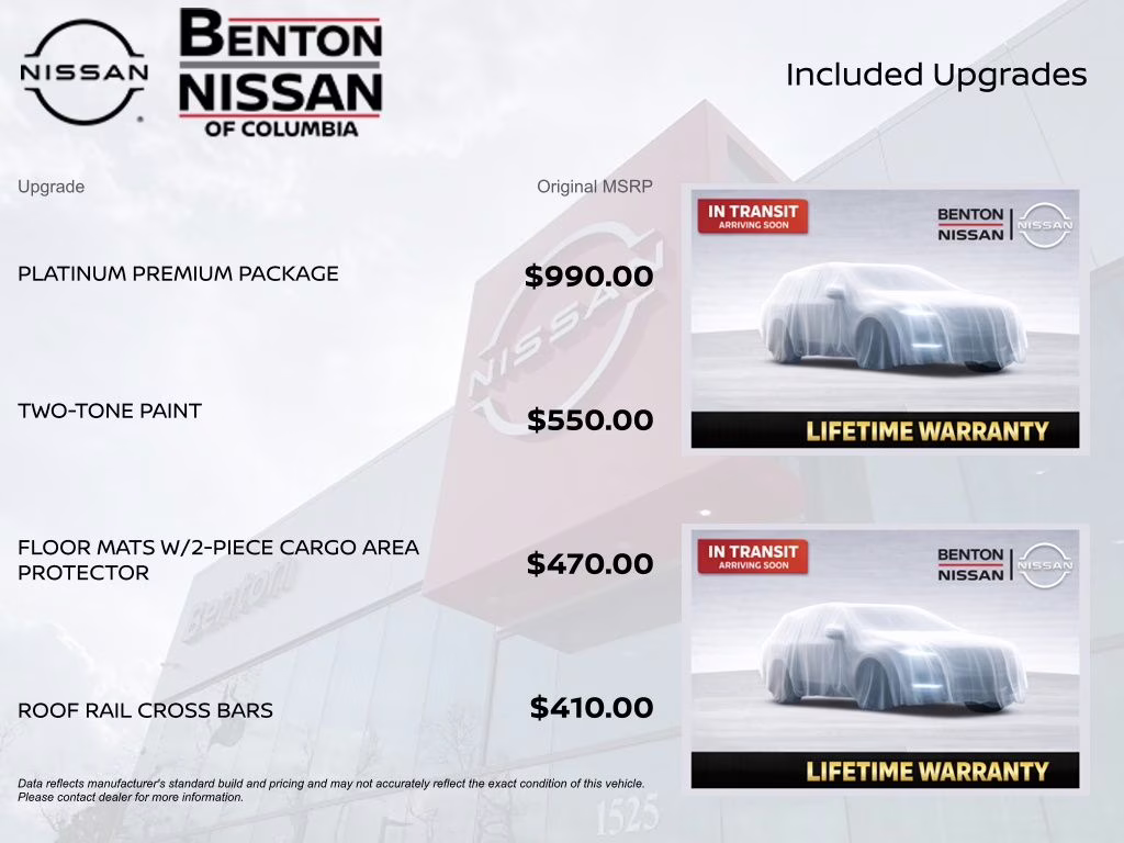 2025 Champagne Silver Metallic/Super Black Nissan Rogue Platinum FWD SUV