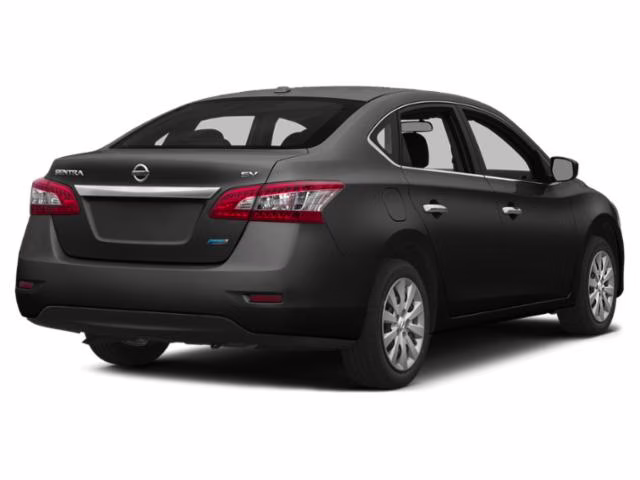 2015 Super Black Nissan Sentra S FWD Sedan