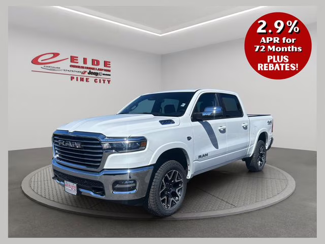 2026 Bright White Clearcoat Ram 1500 Laramie 4X4 Truck