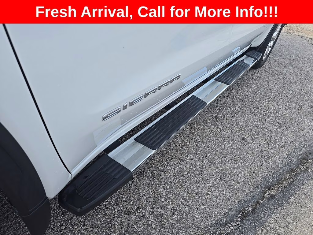 2021 Summit White GMC Sierra 1500 SLT 4X4 Truck