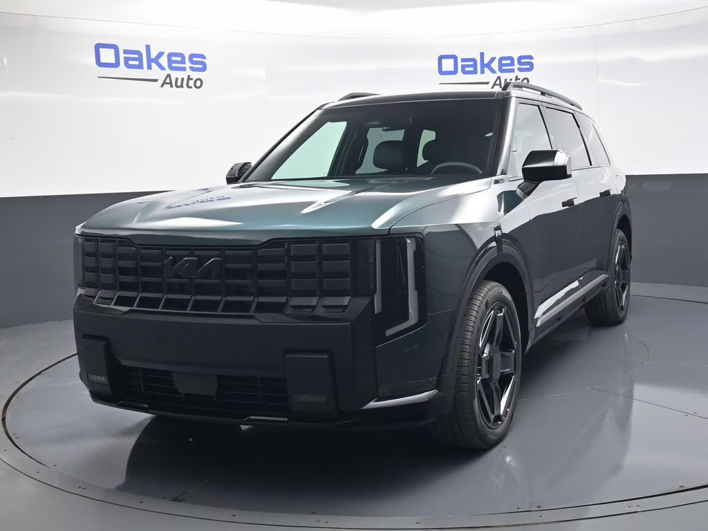 2027 Black Jade Green Kia Telluride X-Line EX AWD SUV