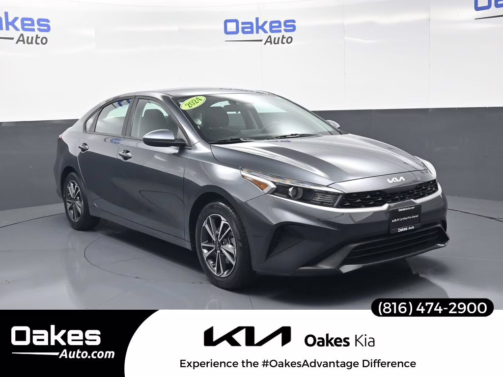 2024 Gravity Gray Kia Forte LXS FWD Sedan