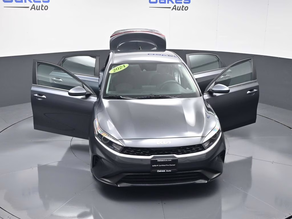 2024 Gravity Gray Kia Forte LXS FWD Sedan