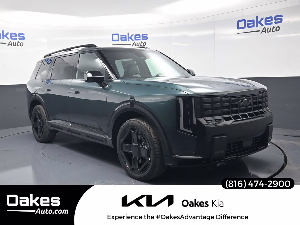 2027 Black Jade Green Kia Telluride X-Line EX AWD SUV