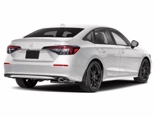 2026 Platinum White Pearl Honda Civic Sport FWD Sedan