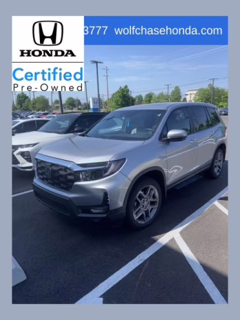 2023 Lunar Silver Metallic Honda Passport EX-L AWD SUV