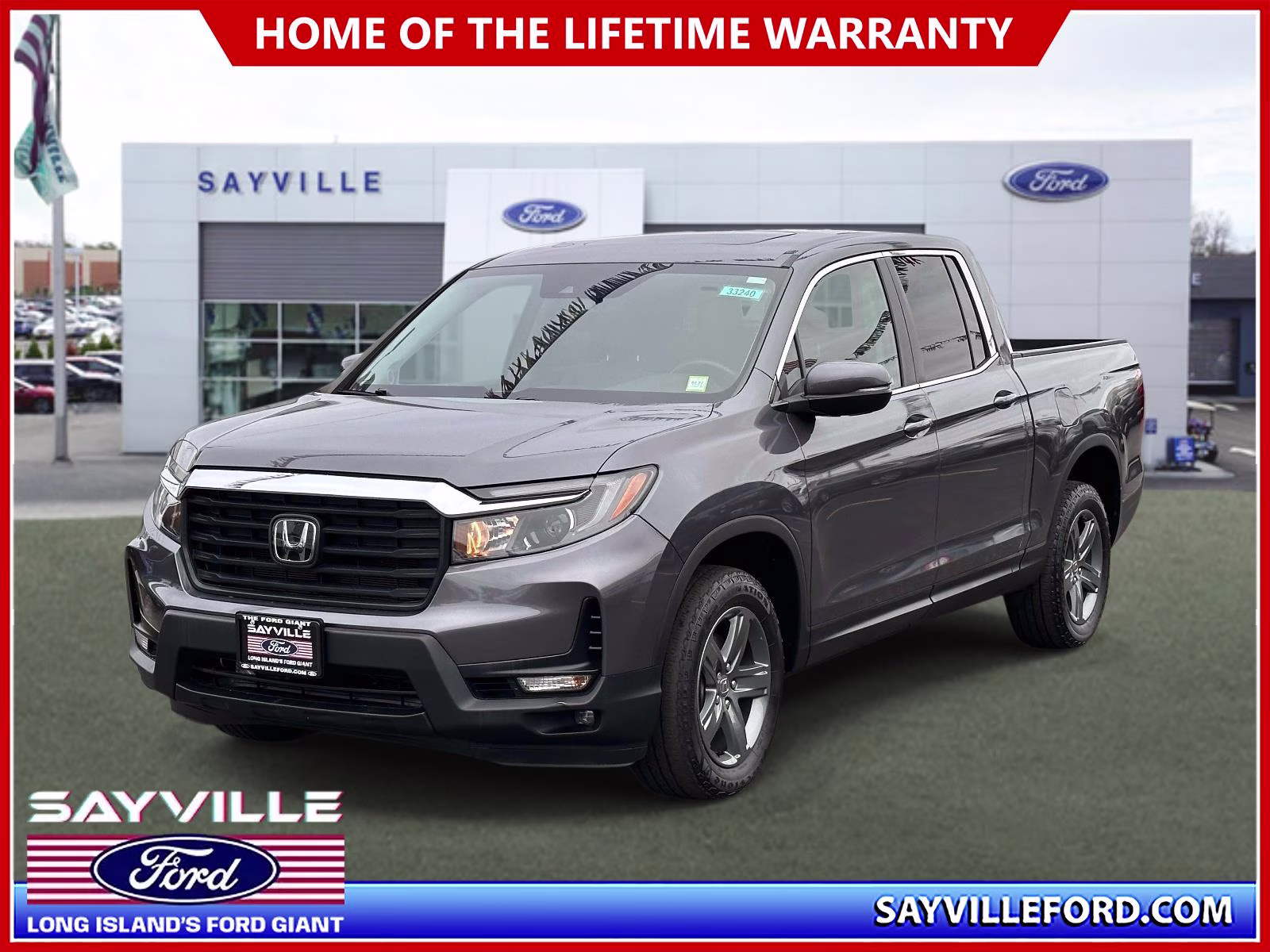 2023 Modern Steel Metallic Honda Ridgeline RTL AWD AWD Truck