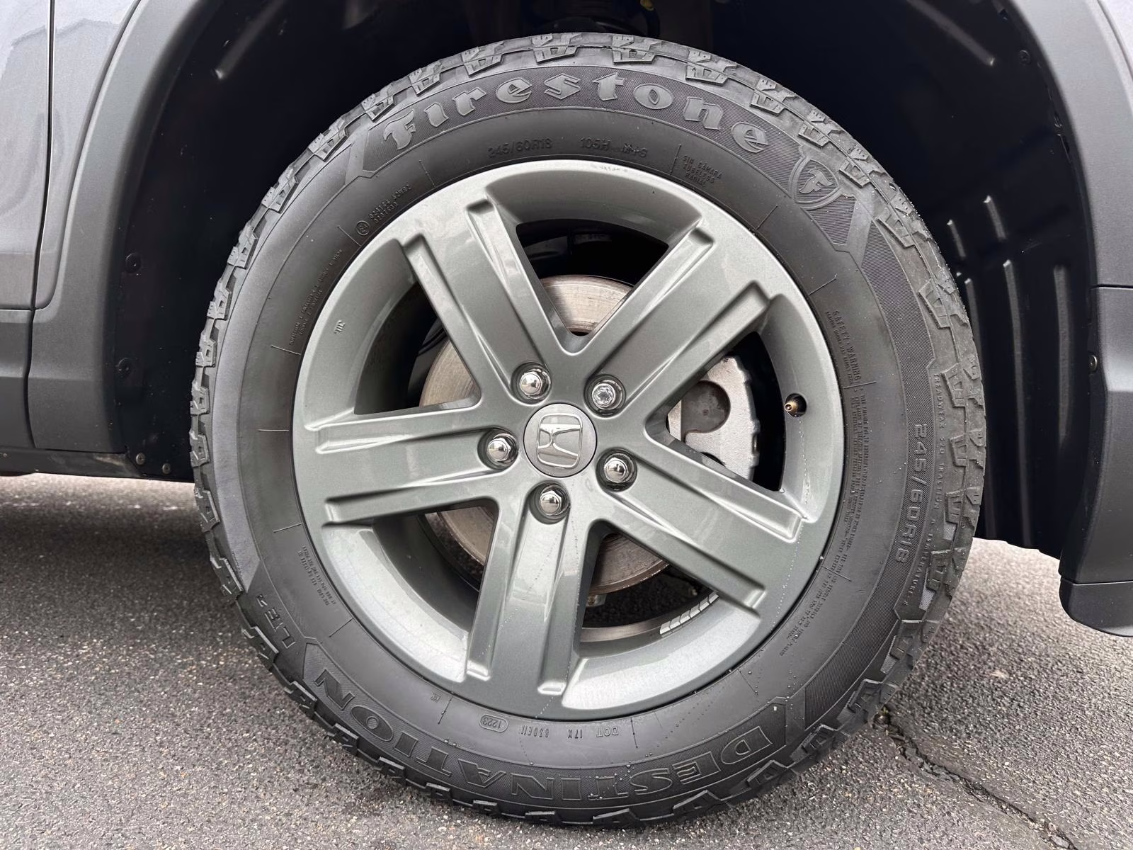 2023 Modern Steel Metallic Honda Ridgeline RTL AWD AWD Truck