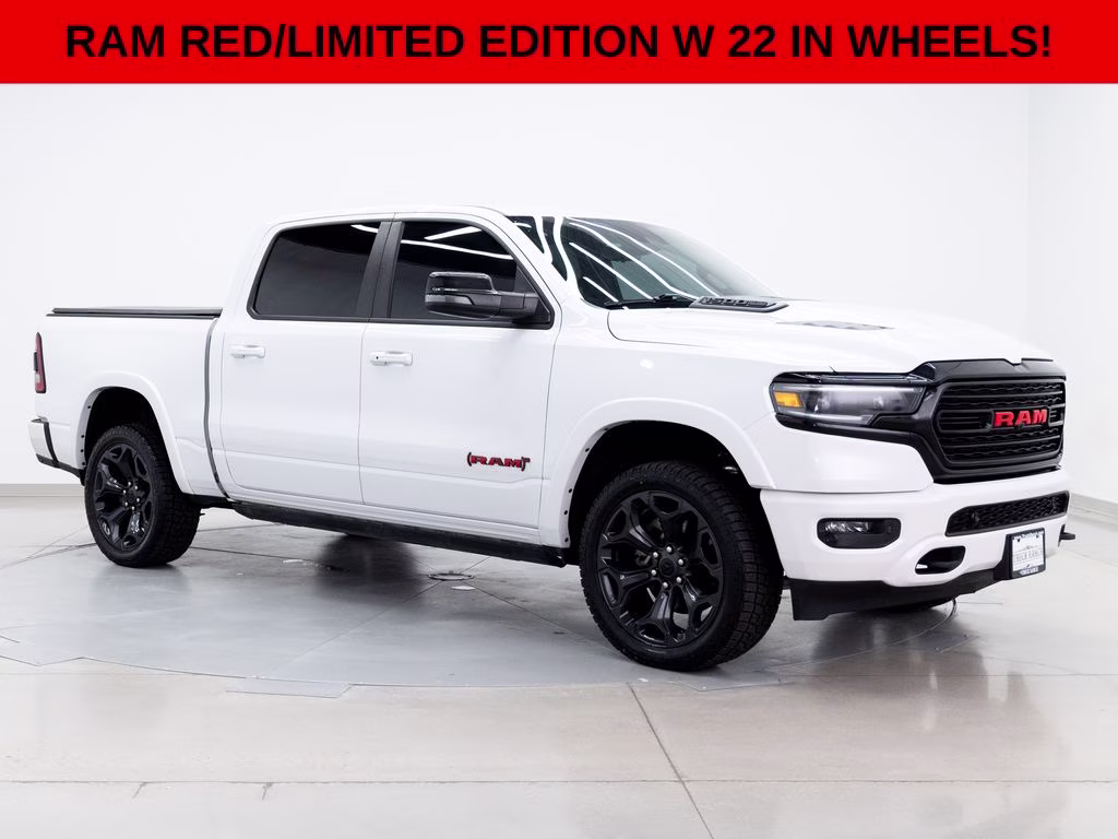 2023 Ivory White Tri-Coat Pearlcoat Ram 1500 Limited 4X4 Truck