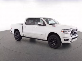2021 Ivory White Tri-Coat Pearlcoat Ram 1500 Longhorn 4X4 Truck