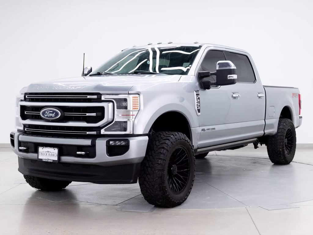 2021 Silver Metallic Ford Super Duty F-250 SRW Platinum 4X4 Truck