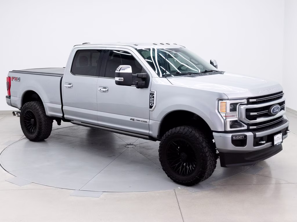 2021 Silver Metallic Ford Super Duty F-250 SRW Platinum 4X4 Truck