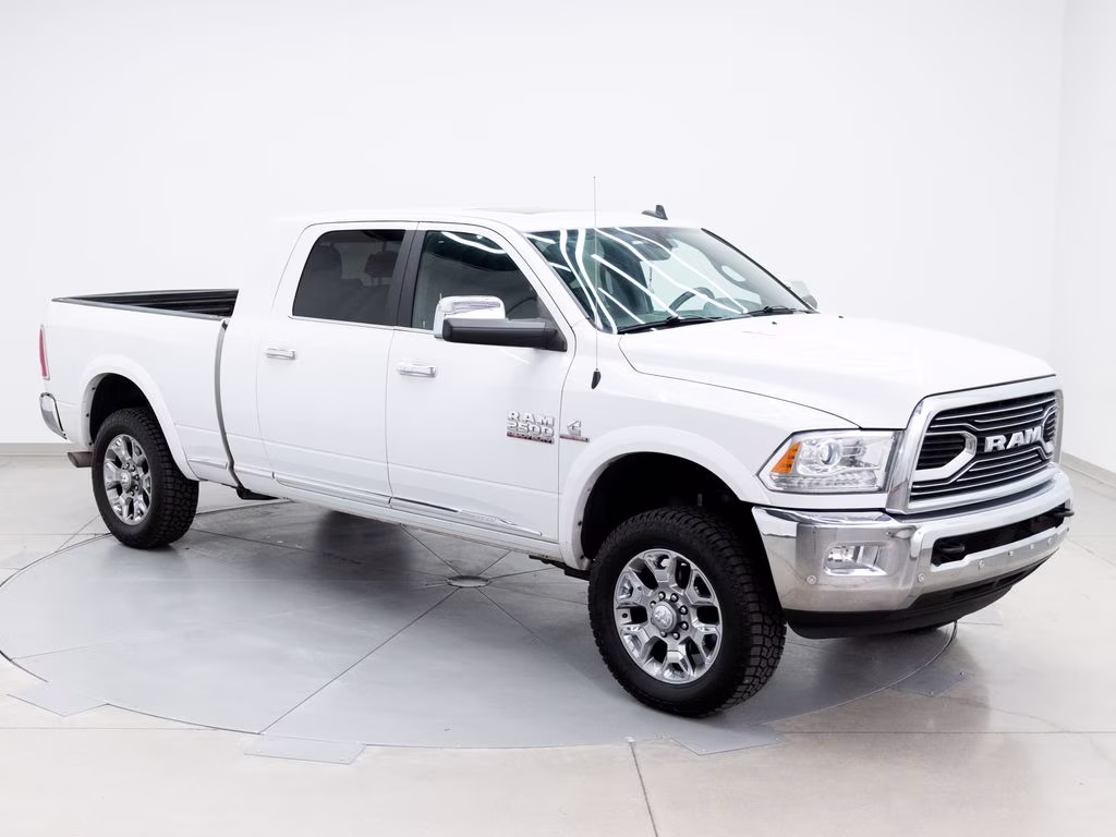 2017 Bright White Clearcoat Ram 2500 Laramie Longhorn 4X4 Truck