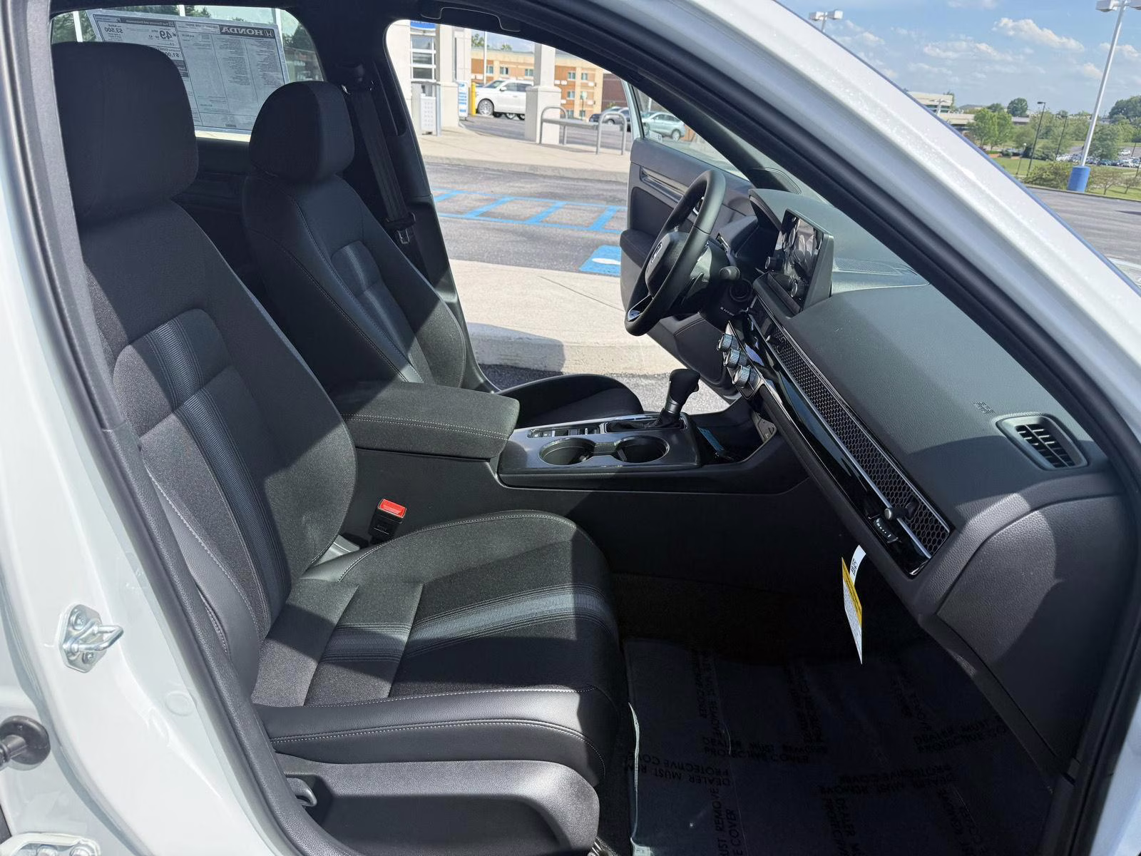 2026 Platinum White Pearl Honda Civic Sedan Hybrid Sport FWD Sedan