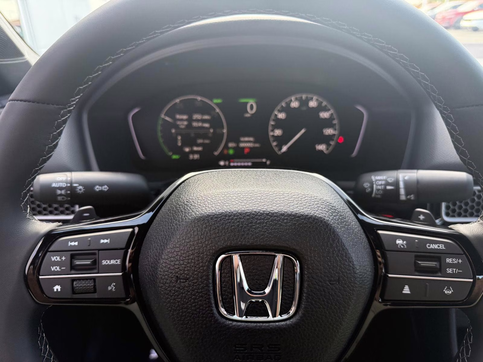 2026 Platinum White Pearl Honda Civic Sedan Hybrid Sport FWD Sedan