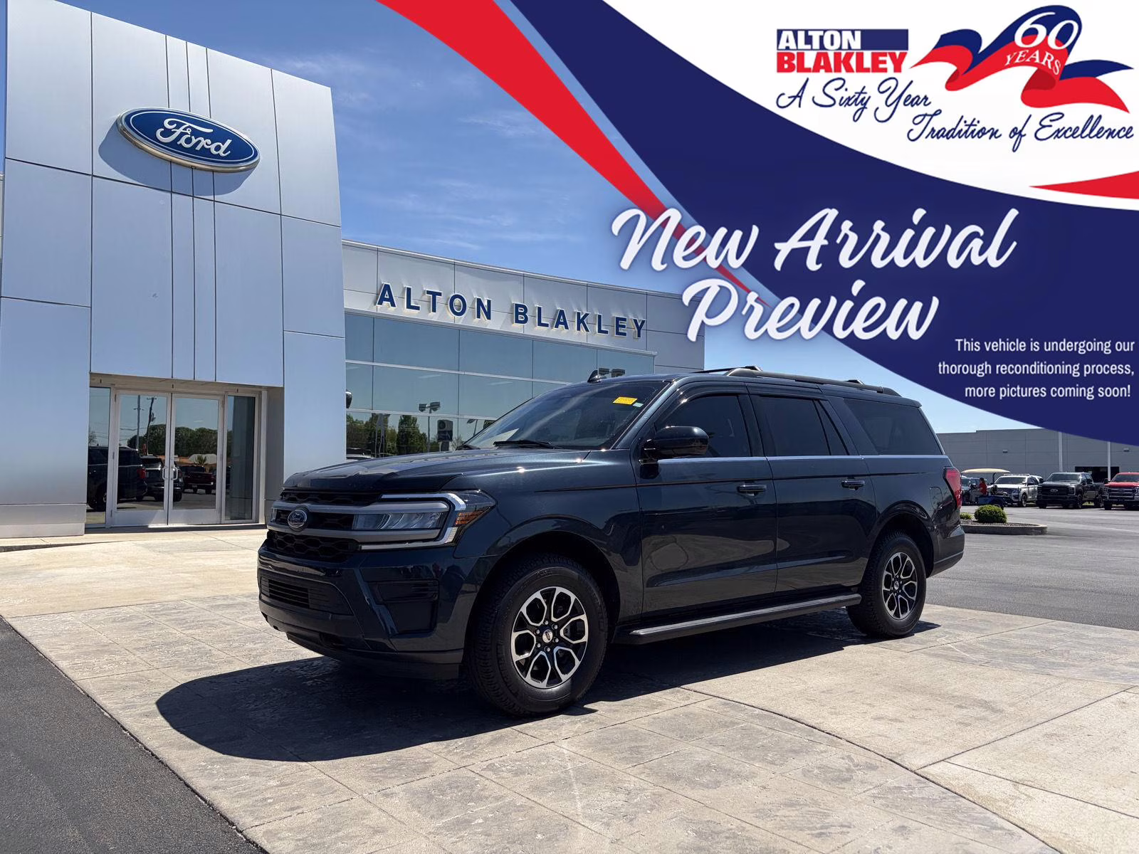 2024 Stone Blue Ford Expedition Max XLT 4X4 SUV