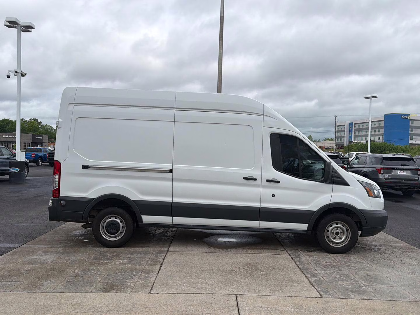 2018 Oxford White Ford Transit Van T-250 148  HI RF 9000 GVW RWD Van