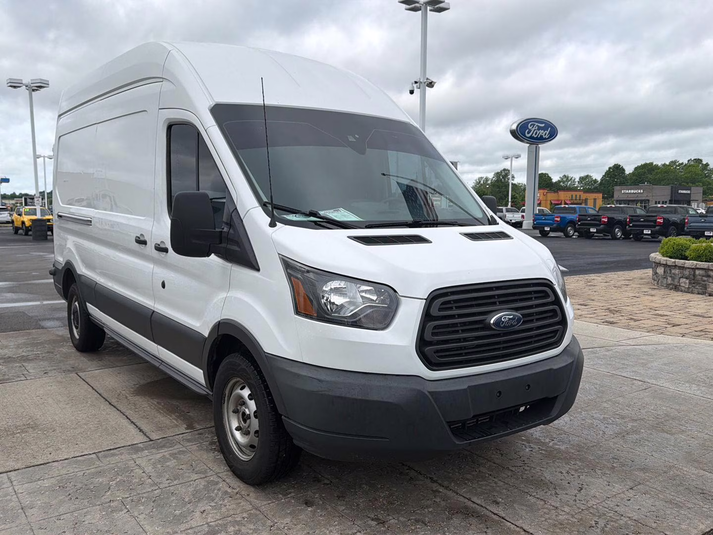 2018 Oxford White Ford Transit Van T-250 148  HI RF 9000 GVW RWD Van