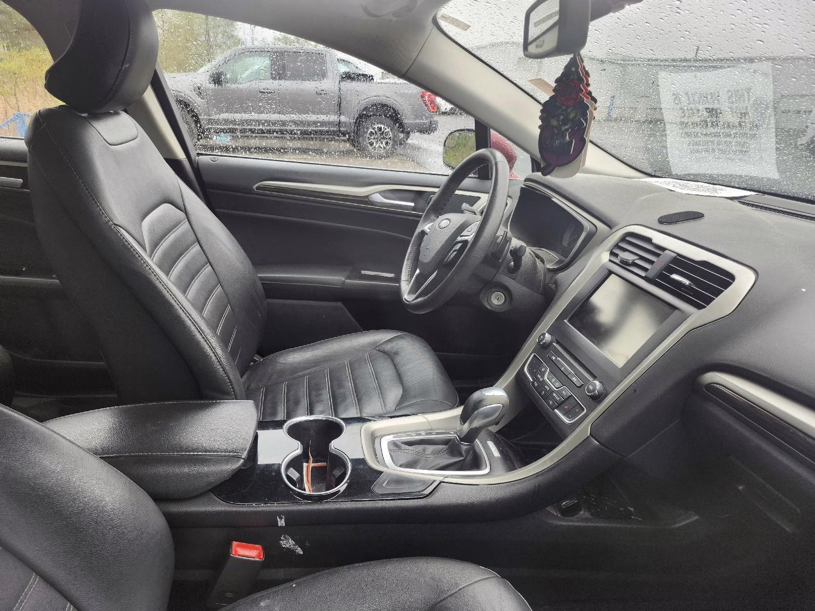 2016 Ruby Red Metallic Tinted Clearcoat Ford Fusion SE AWD Sedan